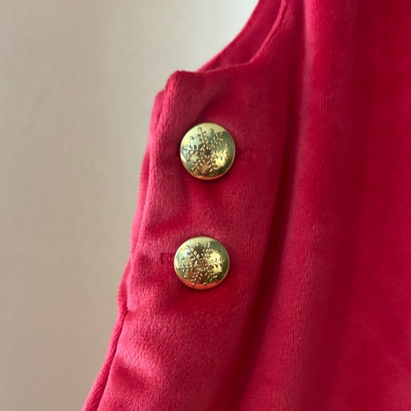 Tahari Red Ruffle Diaper Cover - Picture 3 of 6